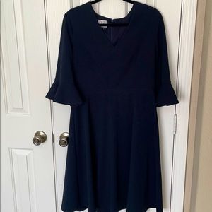 Stitch Fix Navy midi dress